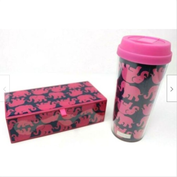Lilly Pulitzer Other - Lilly Pulitzer Elephant Jewelry Box Thermos Set